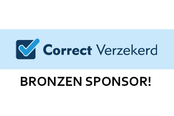 Correct Verzekerd is Bronzen Sponsor!